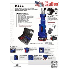 เครื่องสายตัดสาย IL-CU/AL KUDOS USA MODEL : KI-IL 6 TON  (เฉพาะหัวตัด)