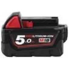 Milwaukee M18 B5 แบตเตอรี่ 18 โวลต์ 5.0 แอมป์อาว