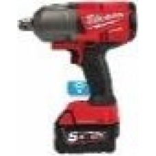 Milwaukee  M18 ONEFHIWF34-502X บล็อกกระแทกไร้สาย 18 โวลต์ 3/4" แบตเตอรี่ 5 แอมป์อาว x 2 ก้อน