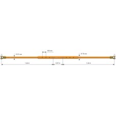 SECTIONAL STRAIN POLE (WITH SPLICE)