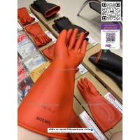 ถุงมือยางป้องกันไฟฟ้าแรงต่ำ NOVAX Class 0 พร้อมถุงมือหนังสวมทับ UNI(ครบชุด)