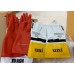 ถุงมือหนังและถุงมือสวมทับ แรงต่ำ แรงสูง NOVAX (Made in Malaysia) + ถุงมือหนังสวมทับแรงต่ำ UNI (Made in Thailand) + ชุดปีนเสาไฟฟ้า