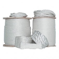 Polyester Rope Grade Aเชือกโพลีเอสเตอร์สีขาว 20 mm. Length 200 m.