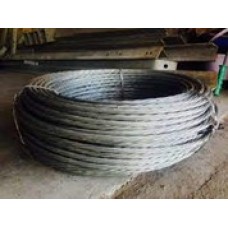 WIRE STEELS STRANDED 50 SQ.MM. CPL : ลวดเหล็กตีเกลียว 50/7 ต.มม มอก.404
