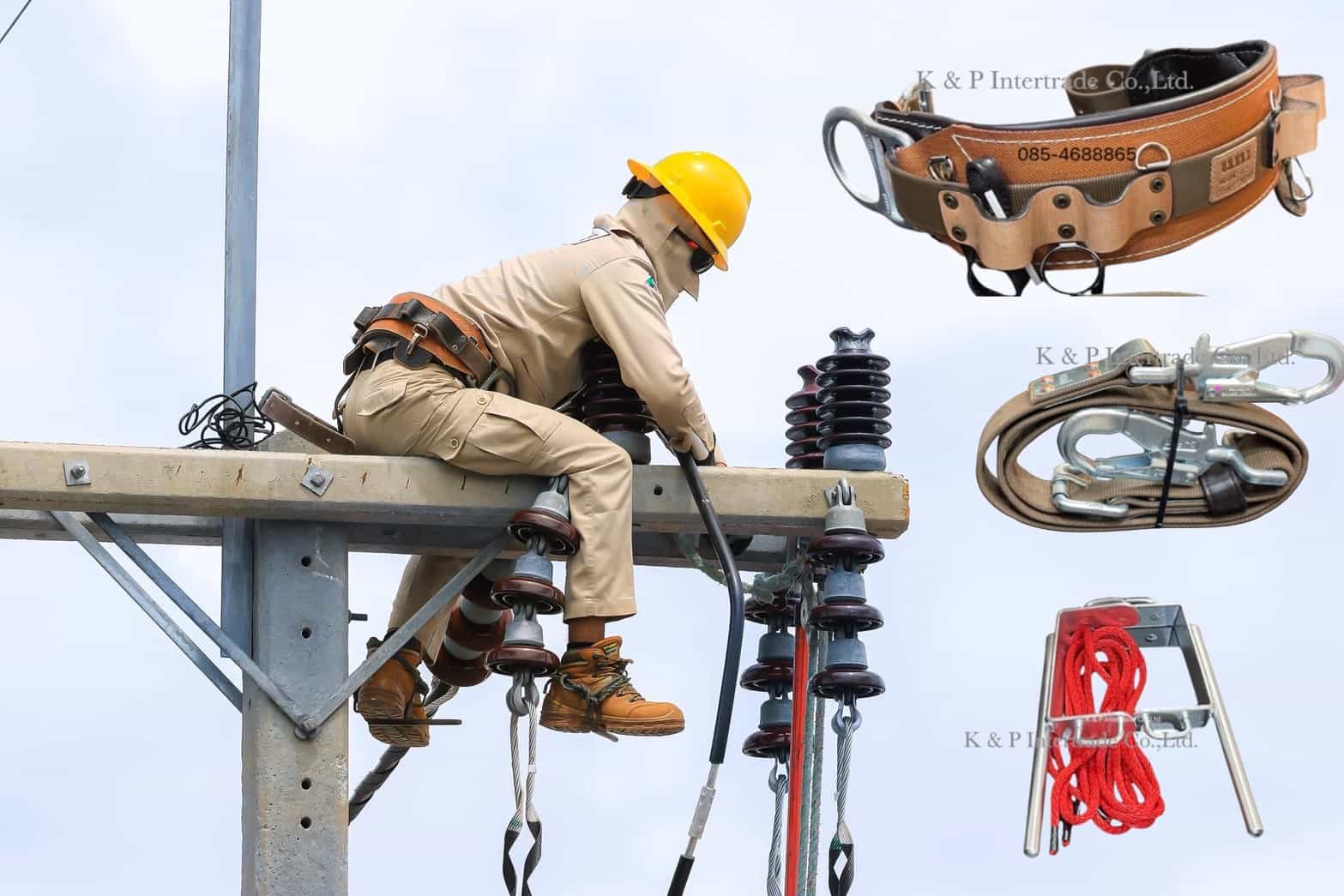 เข็มขัดนิรภัยปีนเสา UNI